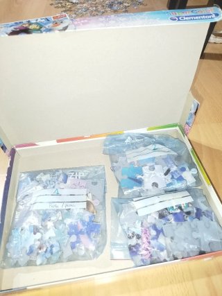 Lote  11 Puzzles Disney Frozen, encanto y Rapunzel