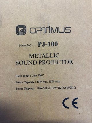 Altavoces nuevos de gran potencia