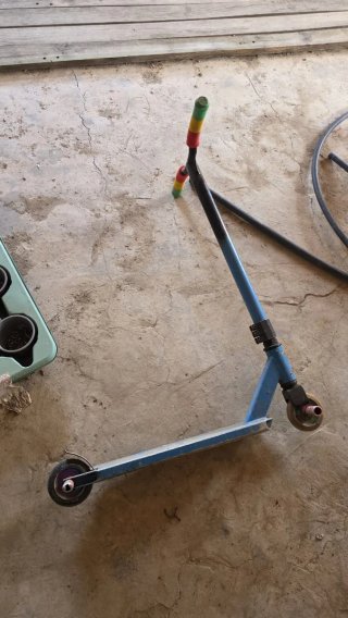 Patinete freestyle azul
