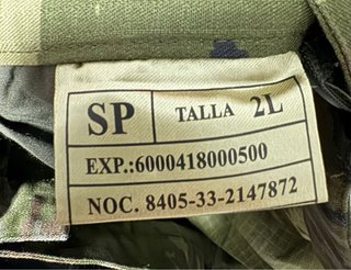 Pantalón táctico Ejército de Tierra