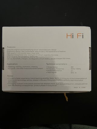 Amplificador de voz Hi Fi