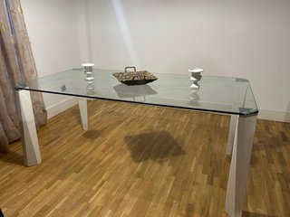 Mesa Comedor Cristal 180x90cm