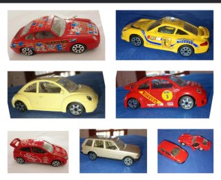 Lotto 6 + 2 Modellini Auto Burago Scala 1:43