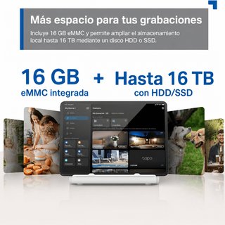 Tapo H500 Homebase con IA y Almacenamiento Local
