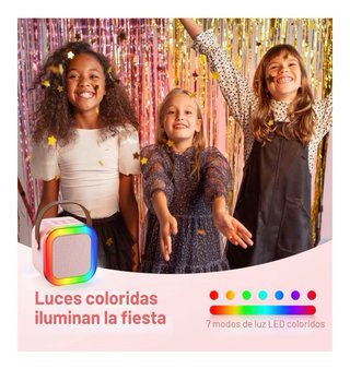 Karaoke Infantil 2 Micrófonos Inalámbricos