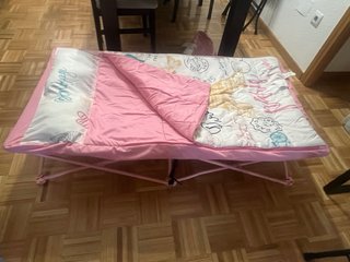 Cama y Silla Plegable Infantil Camping/Invitados