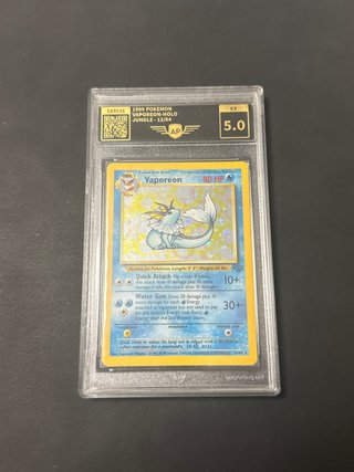 Vaporeon Holo Jungle 1999 AP 5.0