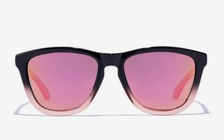 Gafas de sol negras y rosas