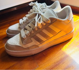 Zapatillas Adidas Mujer Talla 38 Beige/Blanco