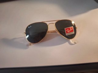 Ray-Ban Aviator Occhiali da Sole Oro Nero