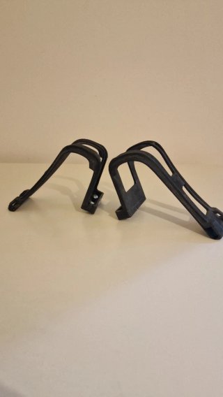 Calapiés sin correa de plástico para bici