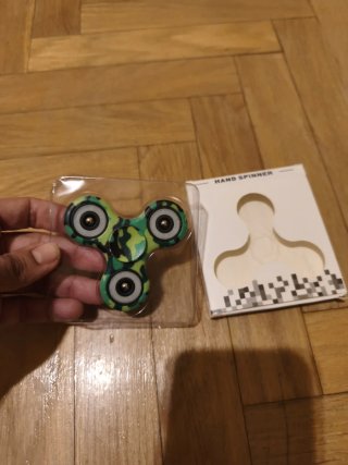 Spinner camuflaje verde