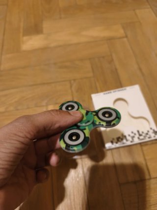 Spinner camuflaje verde