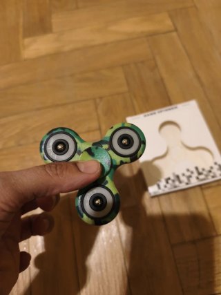 Spinner camuflaje verde