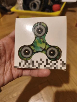 Spinner camuflaje verde