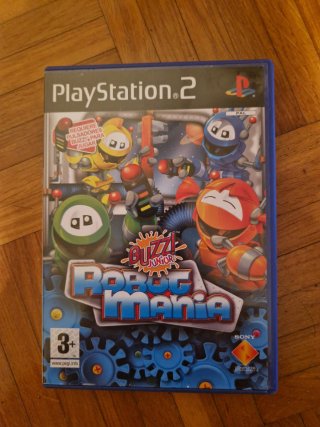PS2 - 2 juegos Buzz: Locura en la Jungla + Robot