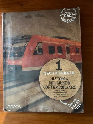 Libro 1 bachiller de historia contemporánea