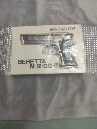 Mechero Pistola Beretta M-92-SB-F Gas