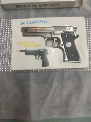 Mechero Pistola Beretta M-92-SB-F Gas