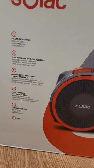 Aspirador Solac MoreBrave sin bolsa NUEVO
