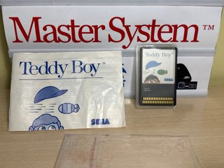 Teddy Boy Sega The Sega Card para Master System