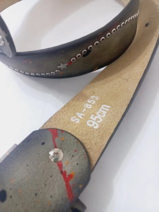 Cinturón de semipiel largo 95cm