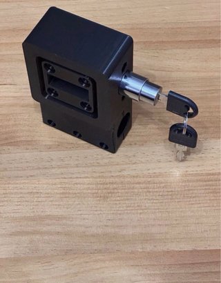 Soporte Carpuride con cerradura 22mm