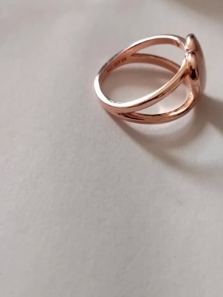 Anillo Pandora Corazón Rosa Oro