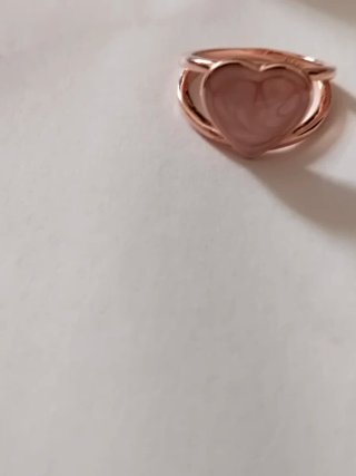 Anillo Pandora Corazón Rosa Oro