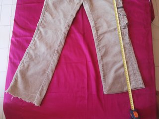 Pantalón Promod pana beige