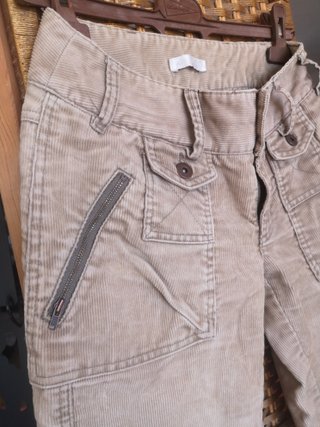 Pantalón Promod pana beige