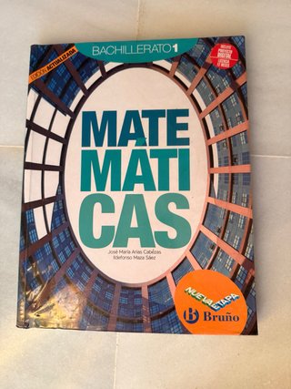 Matemáticas 1 Bachillerato Nueva etapa Bruño Ed...