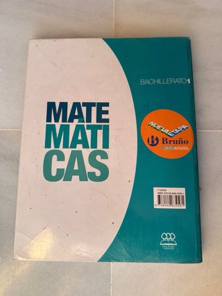 Matemáticas 1 Bachillerato Nueva etapa Bruño Ed...