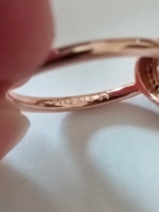 Anillo Pandora Corazón Rosa Oro
