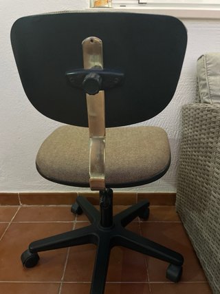 Silla de escritorio juvenil tapizada
