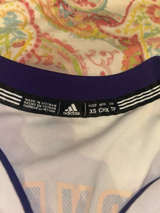 Camiseta Adidas Lakers 24 Kobe Bryant Talla XS y S
