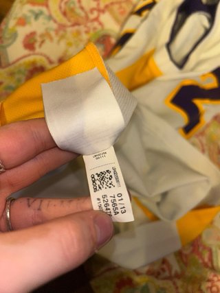 Camiseta Adidas Lakers 24 Kobe Bryant Talla XS y S