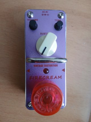 Pedal Fuzz Vintage Distortion Firecream