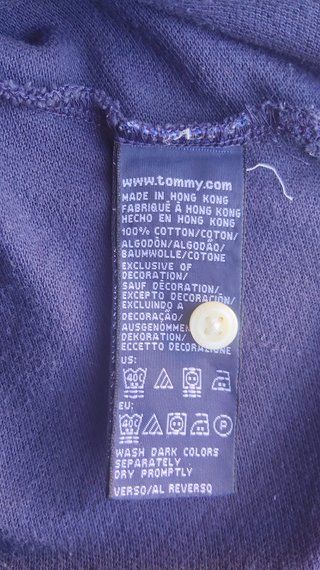 Polo Tommy Hilfiger Azul Marino Talla XS
