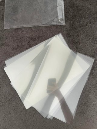 45 Láminas de Acetato Transparente A4 – QWORK