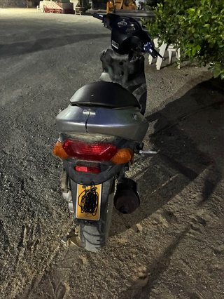 Moto 49cc Scooter Azul y Plata