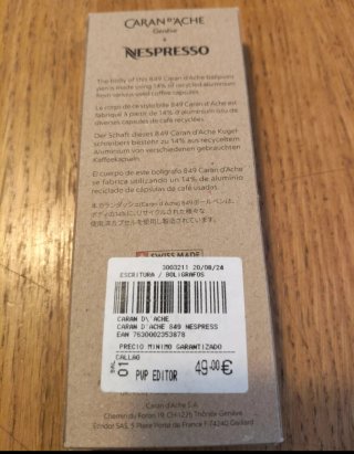 Bolígrafo Caran d'Ache Nespresso