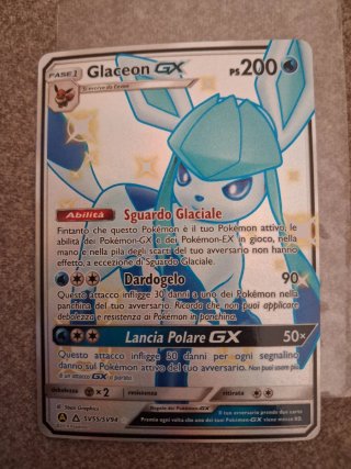 Carta Pokemon Glaceon GX Shiny