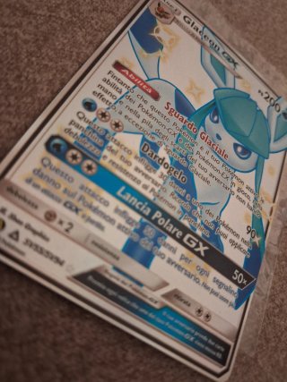 Carta Pokemon Glaceon GX Shiny