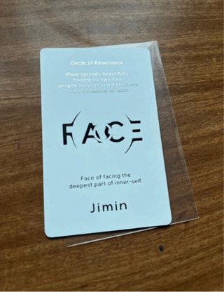 Photocard Jimin Face album