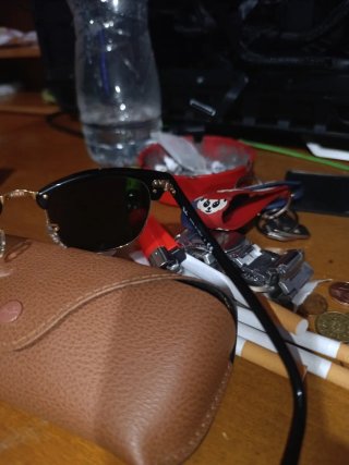 Gafas Ray-Ban Clubmaster Negro/Dorado