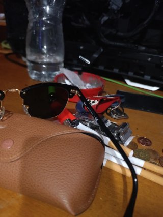 Gafas Ray-Ban Clubmaster Negro/Dorado