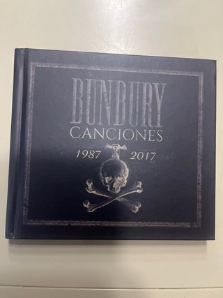 Bunbury Canciones 1987-2017 Caja 4 CDs mas libro