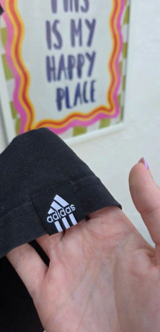 Camiseta Adidas Negra talla 2XL