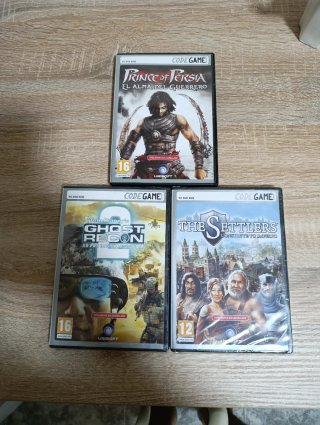 3 Juegos PC: Prince of Persia, Ghost Recon, Settle